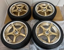Volk Racing Challenge Sf 18-inch 9j 10j Gold Excellent Condition Volk Racing Challenge Sf 18-inch 9j 10j Gold Excellent Condition