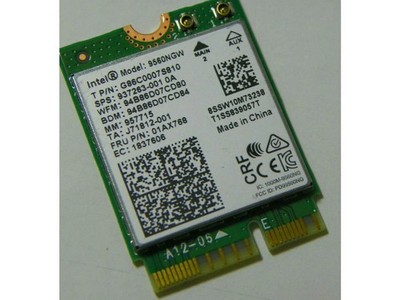 Intel Dual Band Wireless-AC 9560NGW NGFF Wi-Fi Bluetooth 5.0 Card 01AX768 Tested