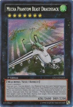 Mecha Phantom Beast Dracossack (V.1) LTGY-EN053 Secret Rare Englisch Excellent