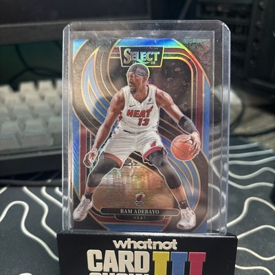 2024-25 Select Premier Level Bam Adebayo Light Blue Prizm 13/299 JERSEY MATCH