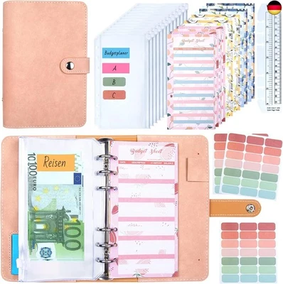 ANYUKE Budget Planner, Binder - Bugetplaner Startset Finanzplaner, A6 Budget Planer