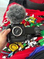 Canon EOS Rebel T6s 24.2MP Digital SLR Camera w/ 18/55 mm lens and 50 mm Rode Vi