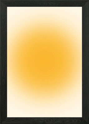 Gradient Background: Yellow to Whit Framed Wall Art Poster Canvas Print Picture