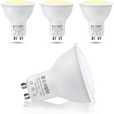 4Pcs Dusk to Dawn Light Bulb GU10 LED Night Light with Light Sensor Bul