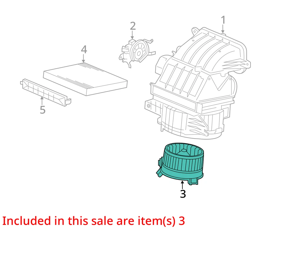 Motor soplador calentador aire acondicionado 15acura Ilx OE 79310tr0a01 se adapta a ACURA 2013-2014 Foto 4 de 4