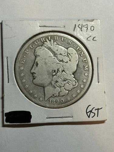 1890-CC Morgan Silver Dollar $1 VG Very Good Better Date CC