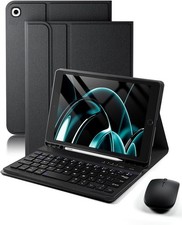 TUNKARMOR Keyboard Case for iPad mini 5  Mini 4 7.9 inch - with Mouse and Magne