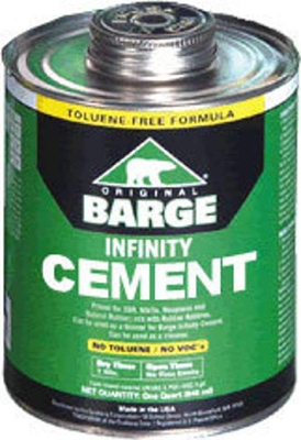 #ad JWONG Barge Infinity Cement All Purpose Clear One Quart $44.23