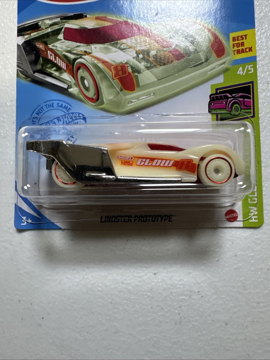 Hot Wheels Lindster Prototype 4/5 Track Stars Glow Racers 62/250