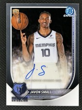 2025-26 Bowman Basketball Chrome Autograph Auto Javon Small Rookie Grizzlies