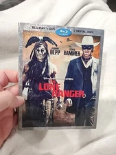 The Lone Ranger (Blu-ray, 2013) New W/Slipcover Disney Johnny Depp Armie Hammer