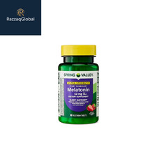 Spring Valley Ultra Strength Melatonin 12 mg Fast-Dissolve Tablets, 60 Ct