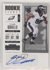 2017 Panini Contenders Rookie Ticket Elijah Qualls #143 Auto 04fr