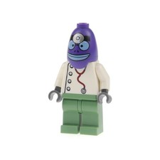 1x LEGO Minifigure Spongebob Squarepants Bikini Bottom Doctor White Green 3832