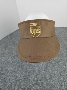 UPS Front Logo Brown Uniform Visor Fully Adjustable Perfect No Flaws Made In USA