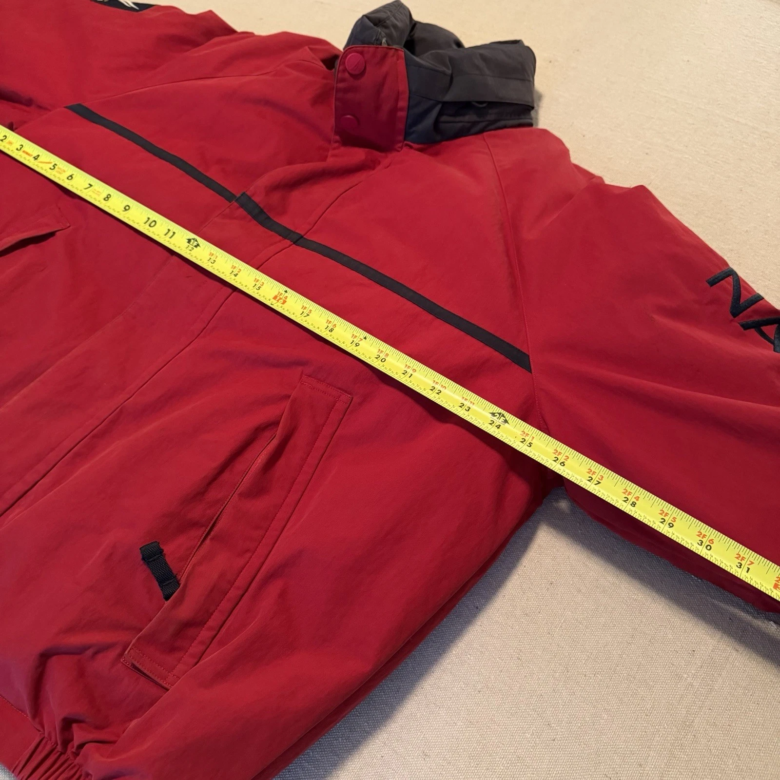 Nautica 1990s NS-83 Sailing Jacket Size Measured In Pictures XL - product detail image 7