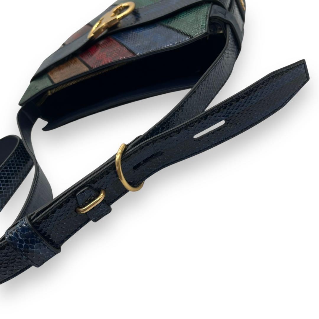 Tory Burch Python Multicolor Patchwork Leather Sh… - image 10