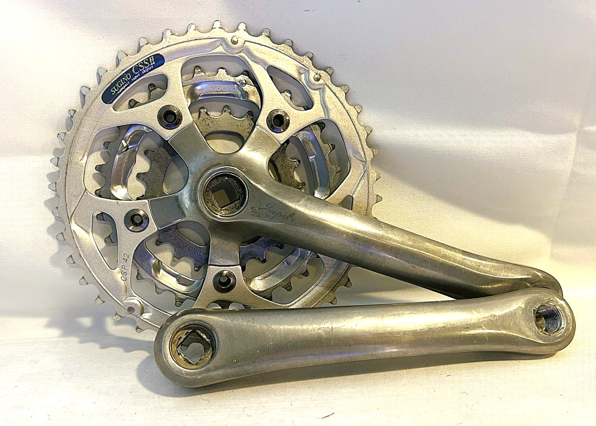 Sugino 175 mm Crankarm Crankset-With Chainrings for sale | eBay