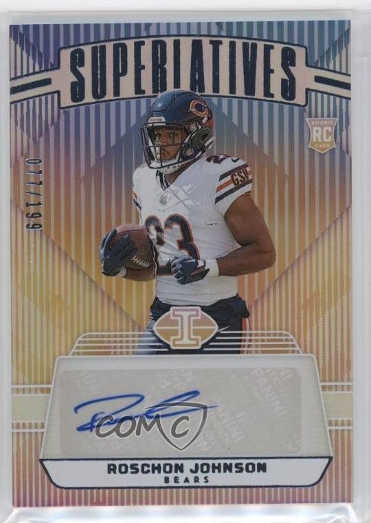 Roschon Johnson Panini Illusions Superlatives Autographs #SRJN Base