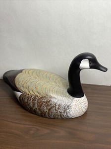 Canadian Goose Carved Decoy by Don Heberling