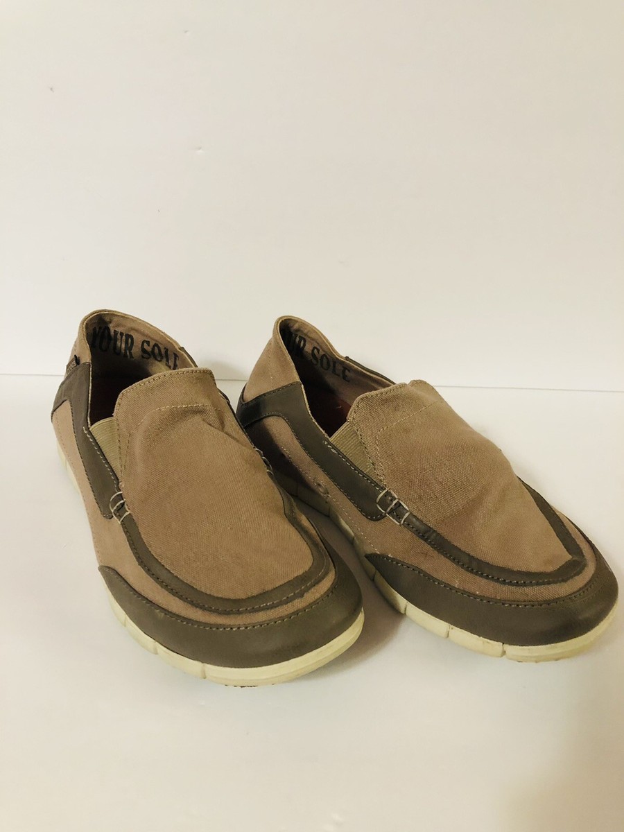 Crocs Brown Canvas Men display picture 3