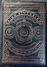 High Victorian Green Edition Playing Cards, Theory 11. Beautifully Crafted