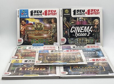 Lot De Jeux PC - État Correct - Plusieurs Titres