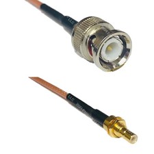 RG316 BNC MALE to SMB MALE BULKHEAD RF Cable Rapid-SHIP LOT