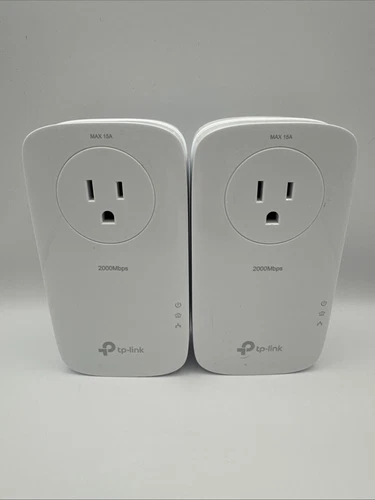 Pair of TP-LINK TL-PA9020P AV2000 2-Port Gigabit Powerline Adapters