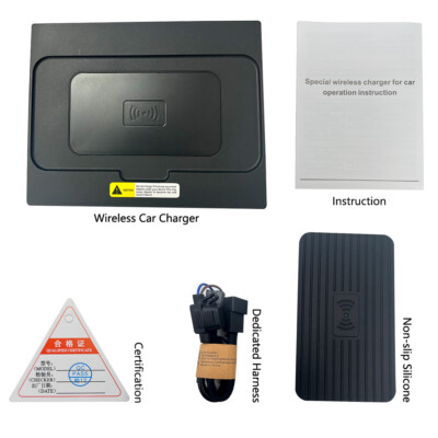 Center Console Phone Wireless Fast Charging Pad for Toyota Camry 2018-2021