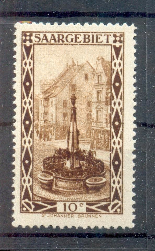 Saar 108VI Abart** MNH Postfrisch 30EUR