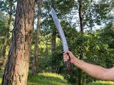 Long Handle Modern Egyptian Khopesh Handmade 25'' Carbon Steel Blade