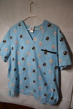 LARGE PITTSBURGH STEELERS WOMANS SCRUB TOP