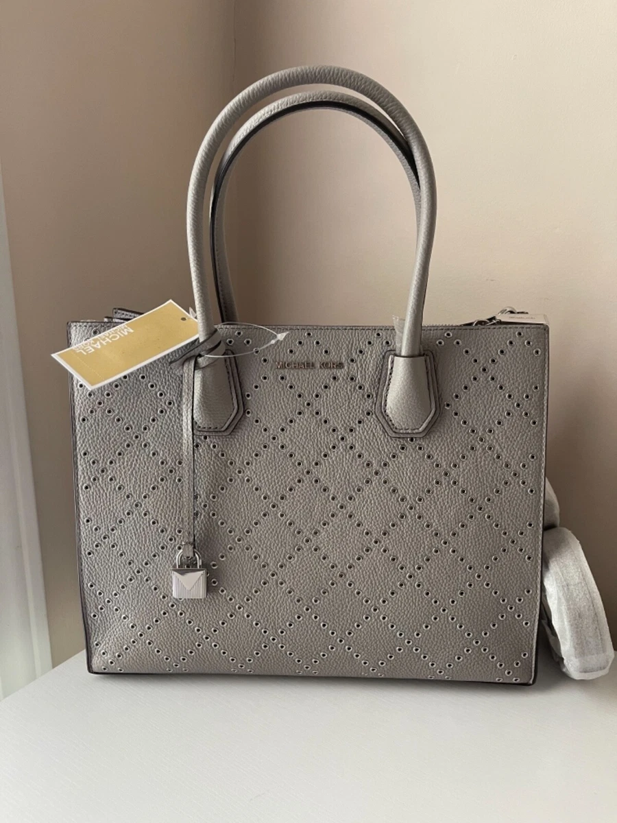 Michael Kors Hayley Tote - Admiral/Pearl Grey | Catch.com.au