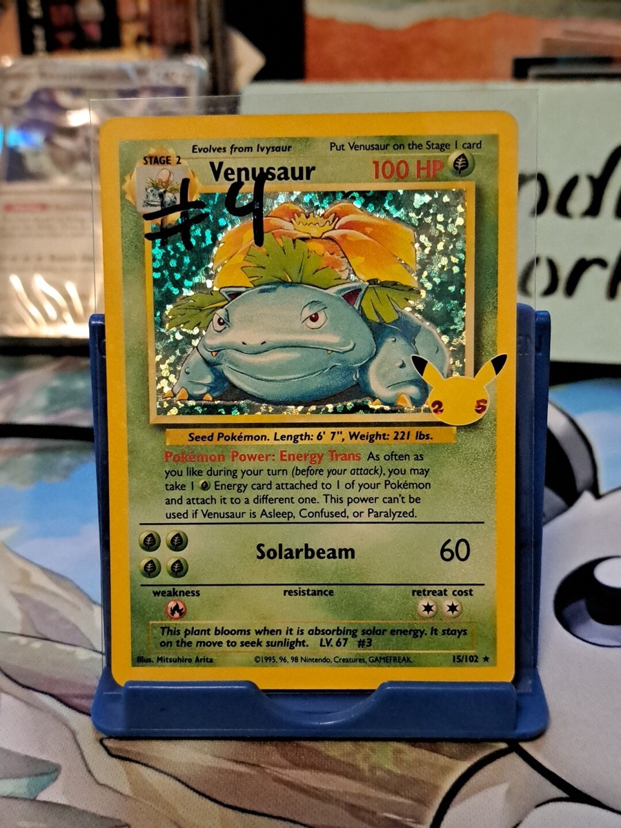 Venusaur Celebrations 15/102 Rare Holo 25th Anniversary Pokemon