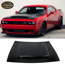 Fits 08-23 Dodge Challenger Demon Style Front Bumper Hood Aluminum