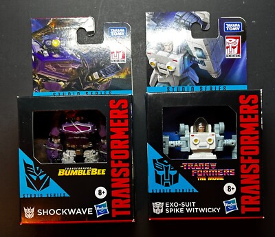 Studio Series Exo-Suit & Shockwave Transformers