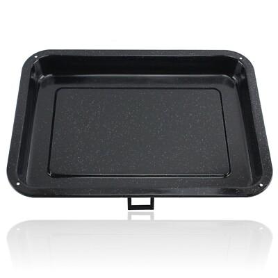 SPARES2GO Small Grill Pan, Rack & Detachable Handle Compatible