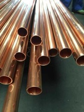 1/4" - 4" Copper Pipe Type M, Sold By the Inch Length Cut to Order MADE IN USA