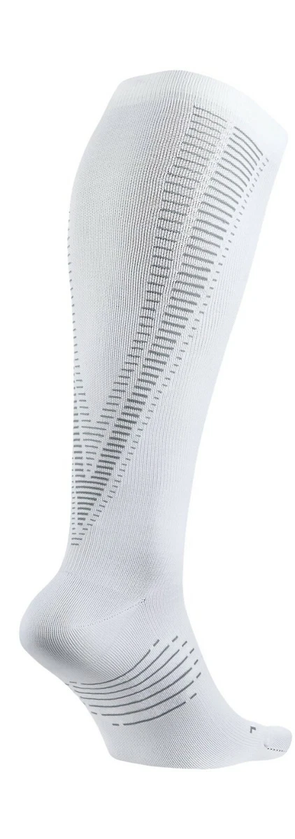 Nike Elite OTC Men Reflective Running Socks MEN 12 13.5 White