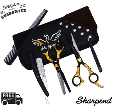 PROFESSIONAL SALON HAIRDRESSING HAIR CUTTING THINNING BARBER SCISSORS SET 6.5''