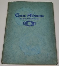 Rare 1st First Edition &ldquo;ENEAS AFRICANUS&rdquo;- Slave Slavery Story Harry EDWARDS 1920