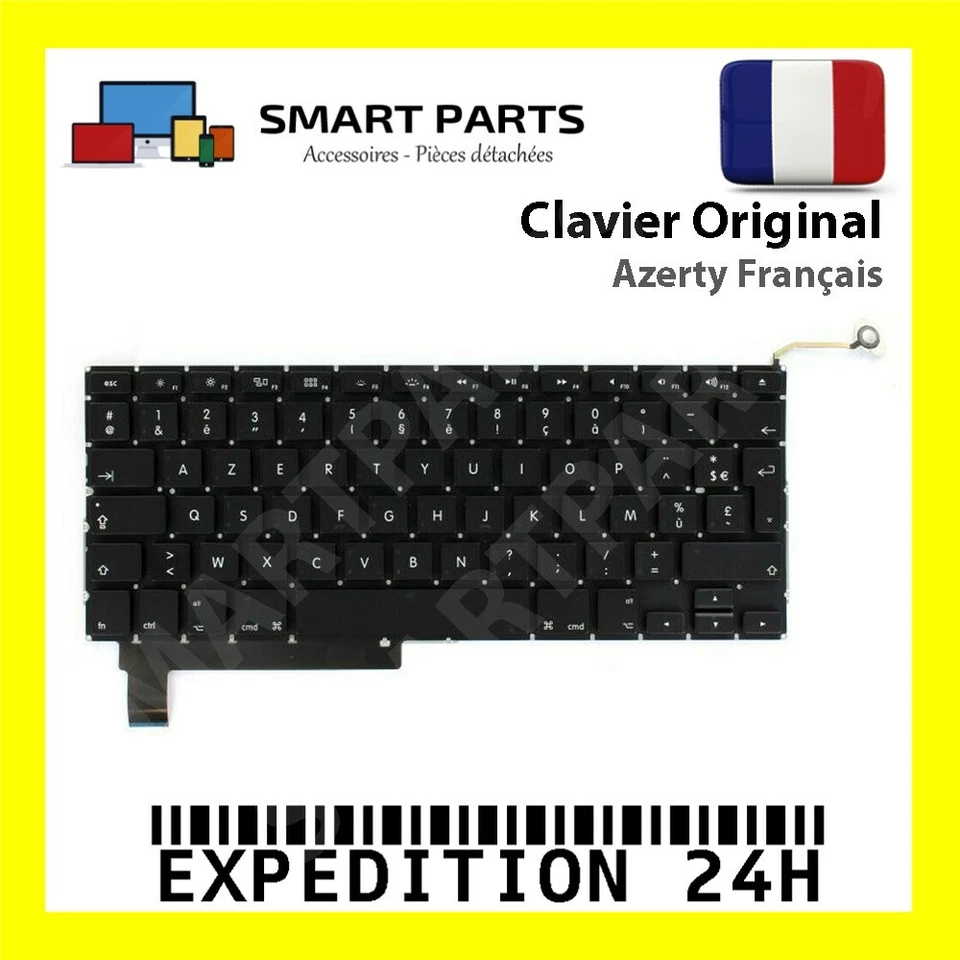 Clavier Français Original Pour Apple MacBook Pro 15" Unibody A1286 Mi2009-2013