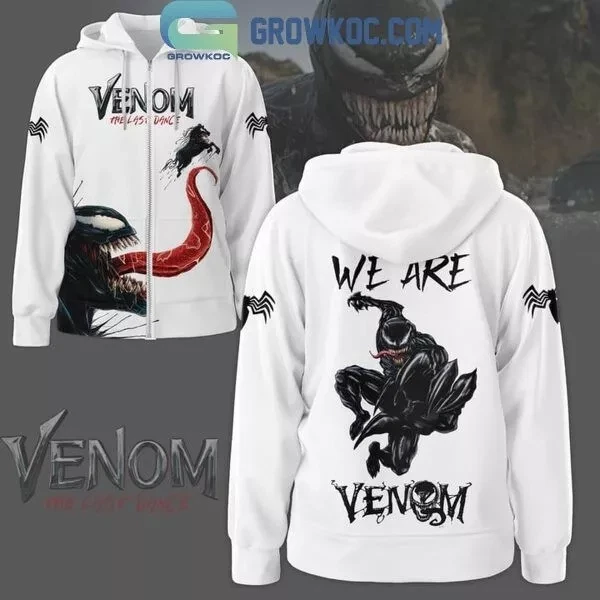 Venom The Last Dance We Are Venom 3D Zip Hoodie