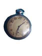 Swiss made Pocket Watch In Silver Case Old Don't know How Old Runs Good 17 j