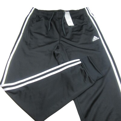 Adidas Essentials Tapered 3-Stripes Jogger Pants Mens Size Large NEW H46105
