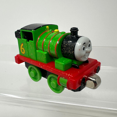 Thomas & Friends Take N Play Along Train Percy #6 Tank Engine Diecast Speckled