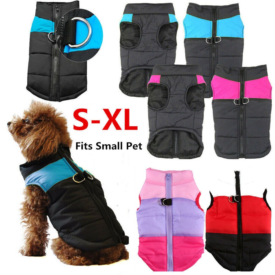 Warm Pet Dog Coats Jacket Winter Vest Puppy Coat Outdoor Clothes