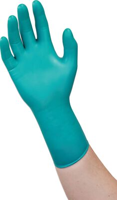 Einw.-Handsch.Microflex 93-260 Gr.8,5-9 grün/blau Neopren/Nitril 50 St./Box