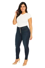 Jag Jeans Valentina Skinny Pull-on Jeans with Faux Button Fly Women's Size 6